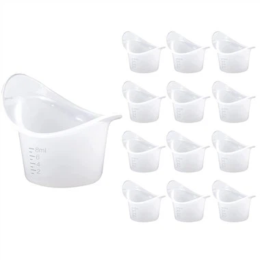 Bolnička optička trgovina Koristite 8ML 5ML silikonsku mekanu čašicu za ispiranje očiju za čišćenje očiju