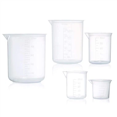 Višenamjenske plastične 50 ml 100 ml 250 ml 500 ml 1000 ml Graduirane čaše prozirne mjerne čaše