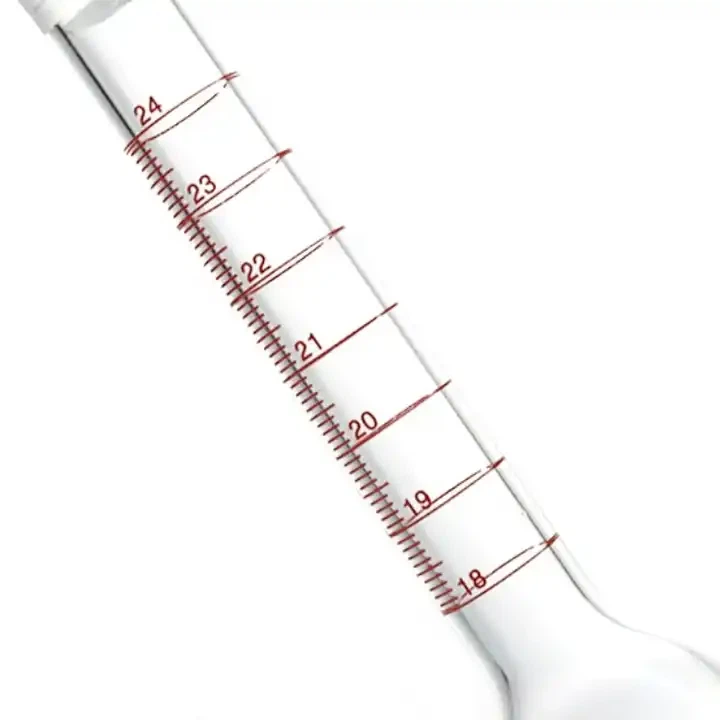 High Borosilicate Glass Laboratory Pycnometer Specifications Glass Gas Weighing Lechatelier Specific Gravity Bottle